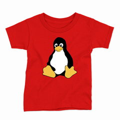 Remera Infantil Manga Corta LINUX 02 - Wildshirts