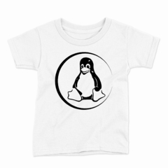 Remera Infantil Manga Corta LINUX 03