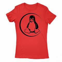 Remera Mujer Manga Corta LINUX 03 - Wildshirts