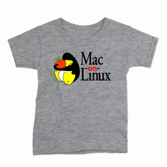 Remera Infantil Manga Corta LINUX 05