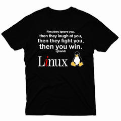 Remera Unisex Manga Corta LINUX 08 - comprar online