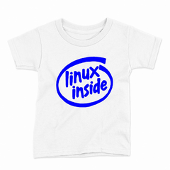 Remera Infantil Manga Corta LINUX 10