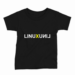 Remera Infantil Manga Corta LINUX 11