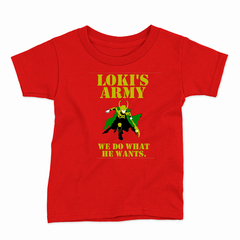 Remera Infantil Manga Corta LOKIS ARMY 01 - comprar online