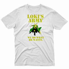 Remera Unisex Manga Corta LOKIS ARMY 01 - Wildshirts