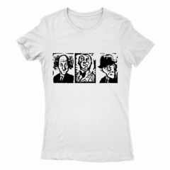 Remera Mujer Manga Corta LOS 3 CHIFLADOS 03