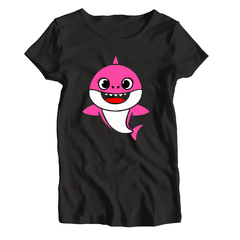 Remera Mujer Manga Corta BABY SHARK 02