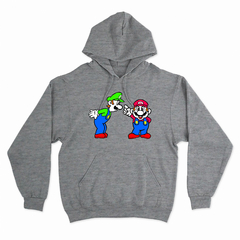 Buzo Canguro Unisex MARIO BROS 03 en internet