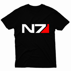 Remera Unisex Manga Corta MASS EFFECT 01