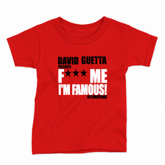 Remera Infantil Manga Corta DAVID GUETTA 01 - Wildshirts