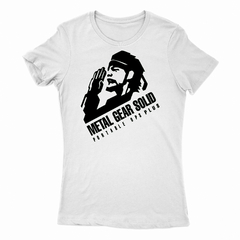 Remera Mujer Manga Corta METAL GEAR SOLID 01 en internet