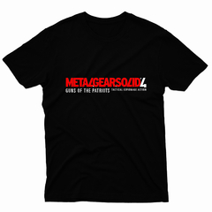 Remera Unisex Manga Corta METAL GEAR SOLID 04 - comprar online