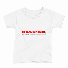 Remera Infantil Manga Corta METAL GEAR SOLID 04