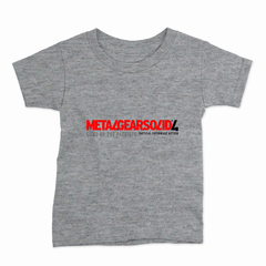 Remera Infantil Manga Corta METAL GEAR SOLID 04 en internet