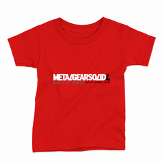 Remera Infantil Manga Corta METAL GEAR SOLID 04 - Wildshirts