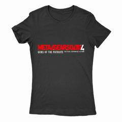 Remera Mujer Manga Corta METAL GEAR SOLID 04 - comprar online