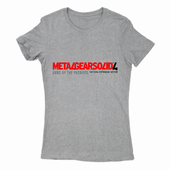 Remera Mujer Manga Corta METAL GEAR SOLID 04 en internet