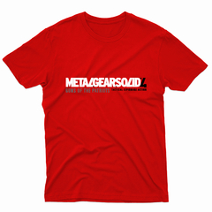 Remera Unisex Manga Corta METAL GEAR SOLID 04 - Wildshirts