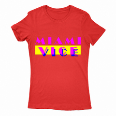 Remera Mujer Manga Corta MIAMI VICE 01 - Wildshirts