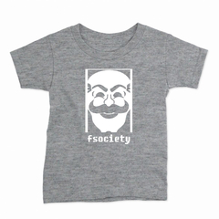 Remera Infantil Manga Corta MR. ROBOT 01 en internet