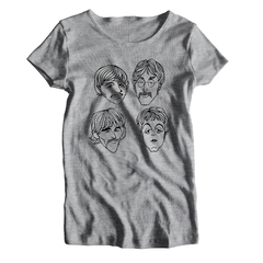 Remera Mujer Manga Corta THE BEATLES 01 en internet