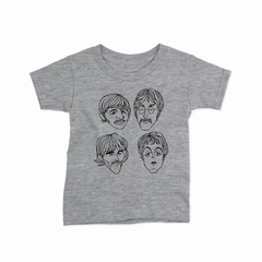 Remera Infantil Manga Corta THE BEATLES 01 en internet