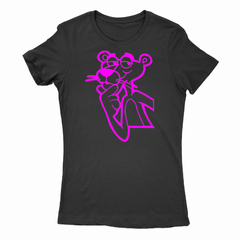 Remera Mujer Manga Corta PANTERA ROSA 04 - Wildshirts