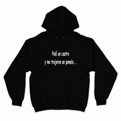 Buzo / Campera Canguro Unisex PEDI UN CUATRO 01