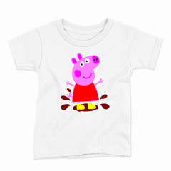 Remera Infantil Manga Corta PEPPA PIG 01