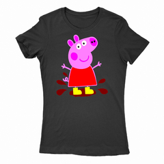 Remera Mujer Manga Corta PEPPA PIG 01 - Wildshirts