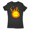 Remera Mujer Manga Corta PIXEL FIREBALL 01