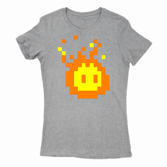 Remera Mujer Manga Corta PIXEL FIREBALL 01 en internet