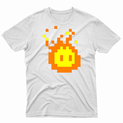 Remera Unisex Manga Corta PIXEL FIREBALL 01 - comprar online