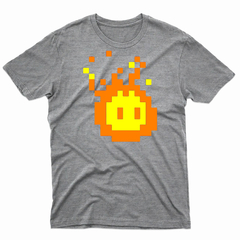 Remera Unisex Manga Corta PIXEL FIREBALL 01 en internet