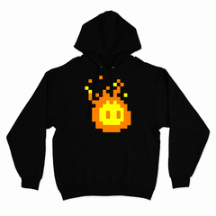 Buzo Canguro Unisex PIXEL FIREBALL 01