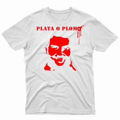 Remera Unisex Manga Corta PLATA O PLOMO 01 - comprar online