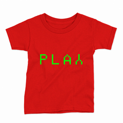 Remera Infantil Manga Corta PLAY 01 - Wildshirts