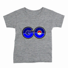 Remera Infantil Manga Corta POKEMON GO 01 en internet