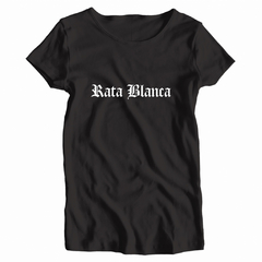 Remera Mujer Manga Corta RATA BLANCA 01