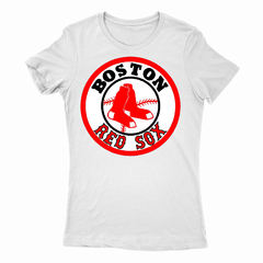 Remera Mujer Manga Corta RED SOX 01 - Wildshirts