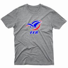 Remera Unisex Manga Corta FFR federacion rugby francia 01 - Wildshirts
