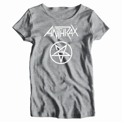 Remera Mujer Manga Corta ANTHRAX 01 - Wildshirts