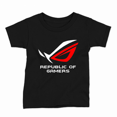 Remera Infantil Manga Corta REPUBLIC OF GAMERS 01 - comprar online