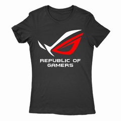 Remera Mujer Manga Corta REPUBLIC OF GAMERS 01 - comprar online