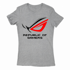 Remera Mujer Manga Corta REPUBLIC OF GAMERS 01 en internet