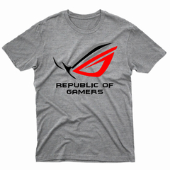 Remera Unisex Manga Corta REPUBLIC OF GAMERS 01 en internet