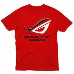 Remera Unisex Manga Corta REPUBLIC OF GAMERS 01 - Wildshirts