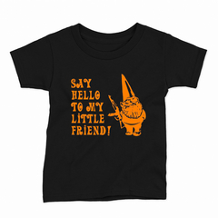 Remera Infantil Manga Corta SAY HELLO TO MY LITTLE FRIEND 01 en internet