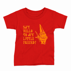 Remera Infantil Manga Corta SAY HELLO TO MY LITTLE FRIEND 01 - comprar online