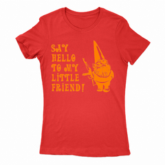 Remera Mujer Manga Corta SAY HELLO TO MY LITTLE FRIEND 01 - comprar online